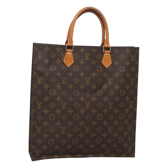 LOUIS VUITTON Monogram Sac Plat Hand Bag M51140 - Picture 1 of 16